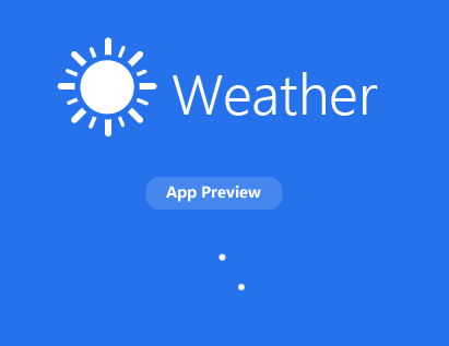 Windows 8 Weather App
